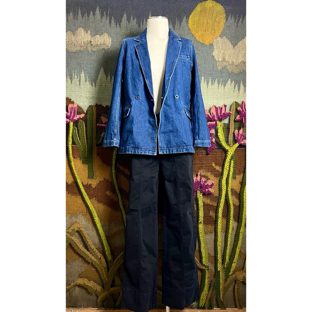 Madewell Denim Blazer Jacket M - Picture 2 of 16